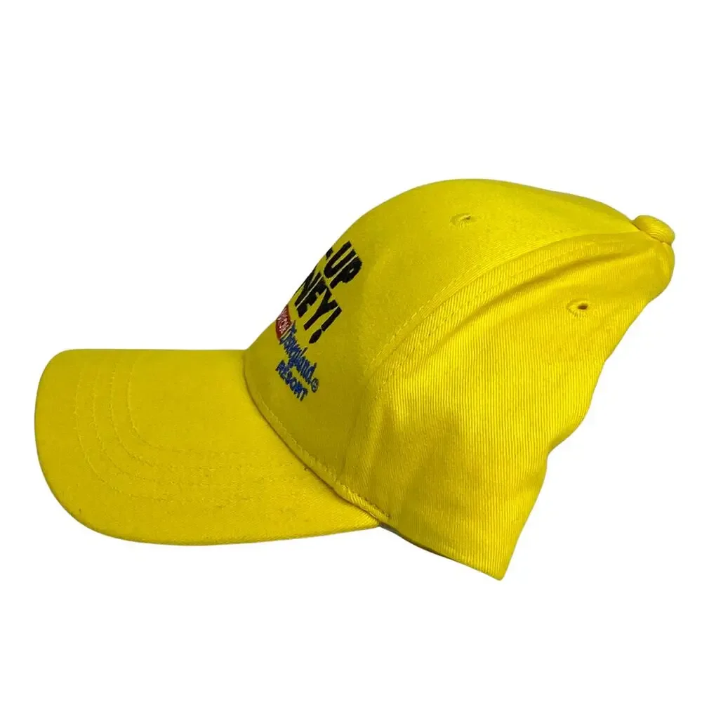 Disney Parks 2019 Pop-Up Disney Mickey Celebration Yellow Baseball Hat Cap